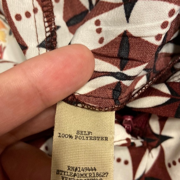 Gimmicks by Buckle wide leg patterned suspender pants size XL BNWT - Picture 14 of 16